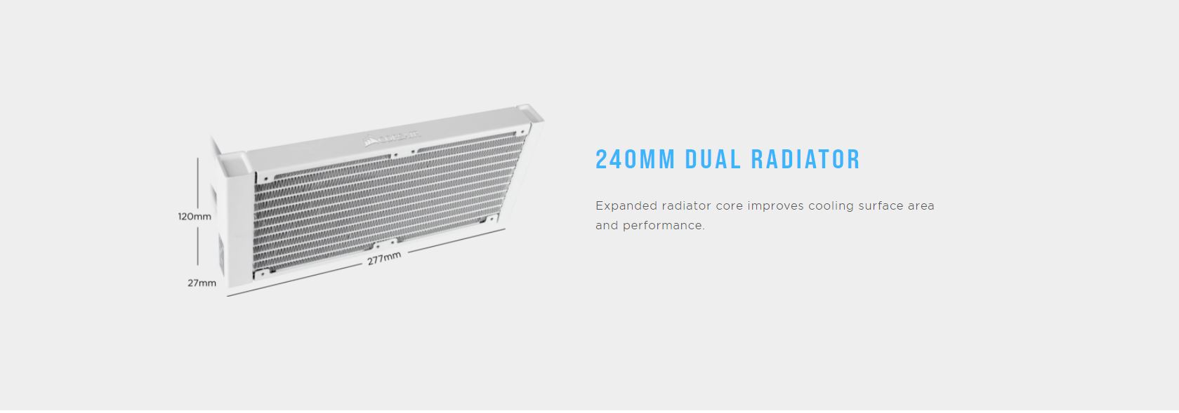 Corsair Hydro Series H100i RGB PLATINUM radiator